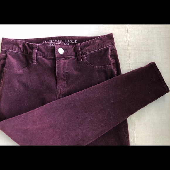 AMERICAN EAGLE PURPLE JEGGINGS size 4 - Picture 2 of 8